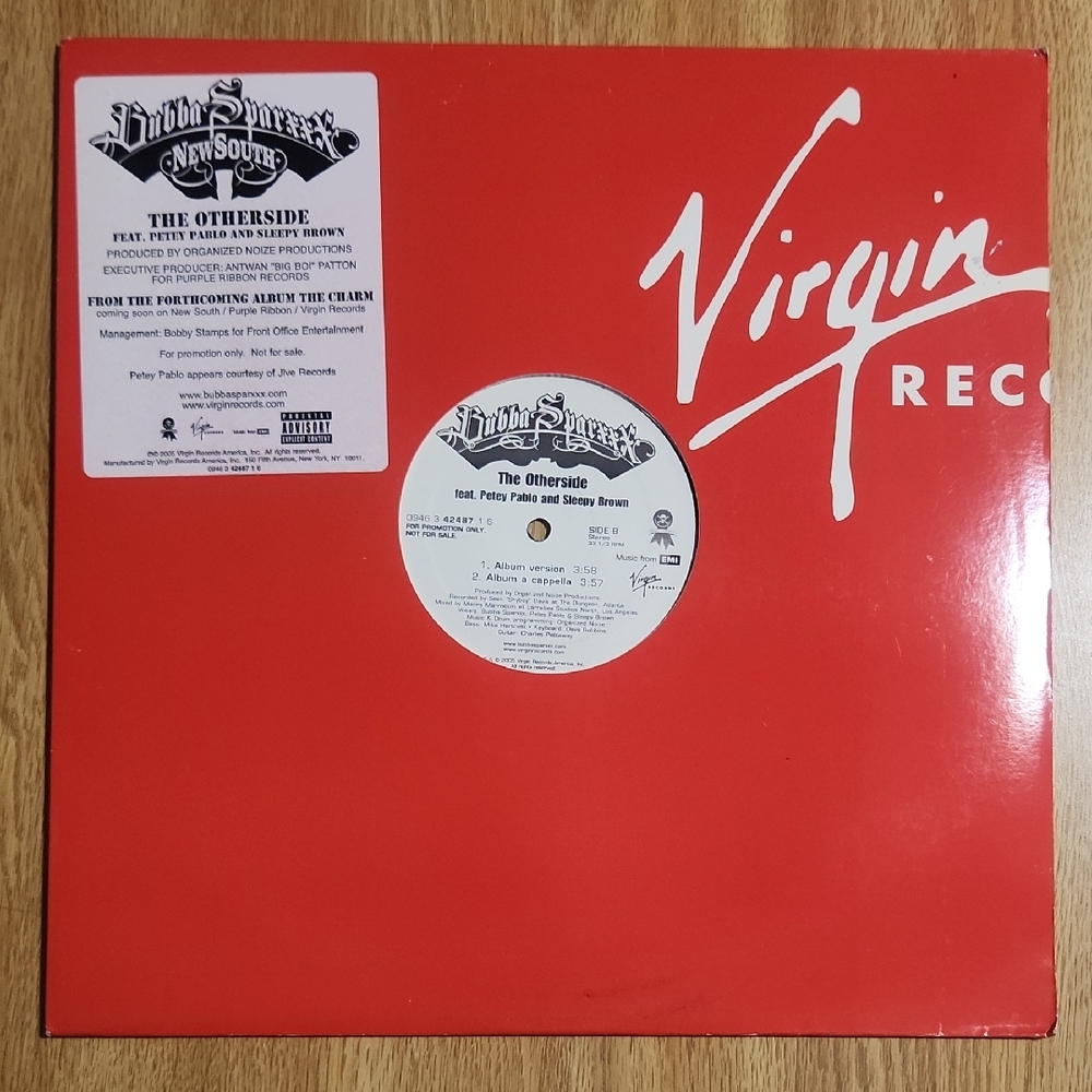 🎶3 For $15🎶 Bubba Sparkxx Feat. Petey Pablo Vinyl Single Record Remixes